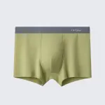Plus Size Men's Modal Mid Rise Seamless Breathable Boxer Briefs