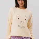 Teddy Hug Winter Top Rose