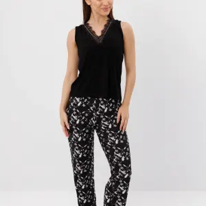 Cotton Floral set with lace trim