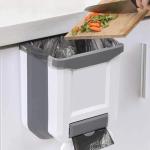 سلة مهملات بلاستيكية صغيرة قابله للطي