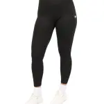 Curve Accent High-Rise Black Leggings