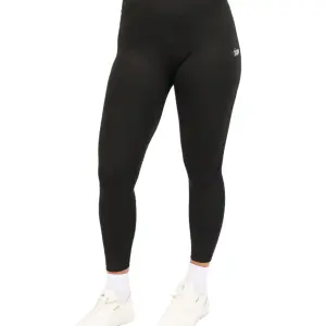 Curve Accent High-Rise Black Leggings
