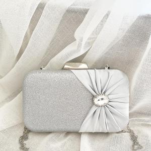Silver Regalia Clutch
