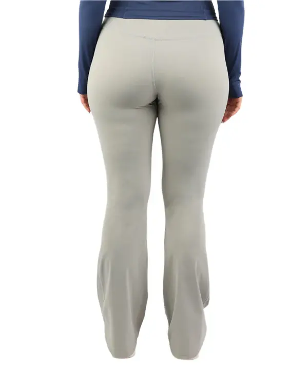 High-Rise Wide Leg Gray Leggings