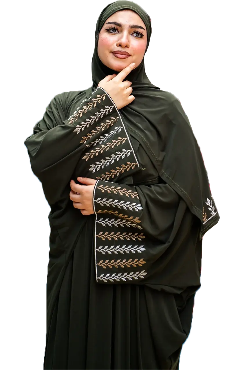إسدال تطريز اكمام