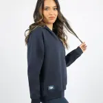Oversized Women's Navy Hoodie