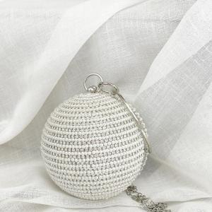 Silver Bijou Clutch
