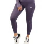 Pocket Flex Capri Purple Leggings
