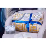 Artistic Printed Light Blanket (Silver) 1.7KG