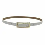 Elegant Slim Belt with Rectangular Buckle BT-11