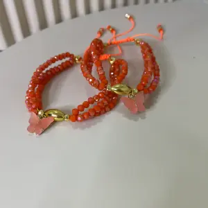 Electric orange bracelet