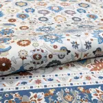 Victoria Blue Carpet - 150cm x 200cm