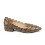 Classic Croco Low Heel Pump BN-49