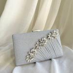 Silver Noctera Clutch