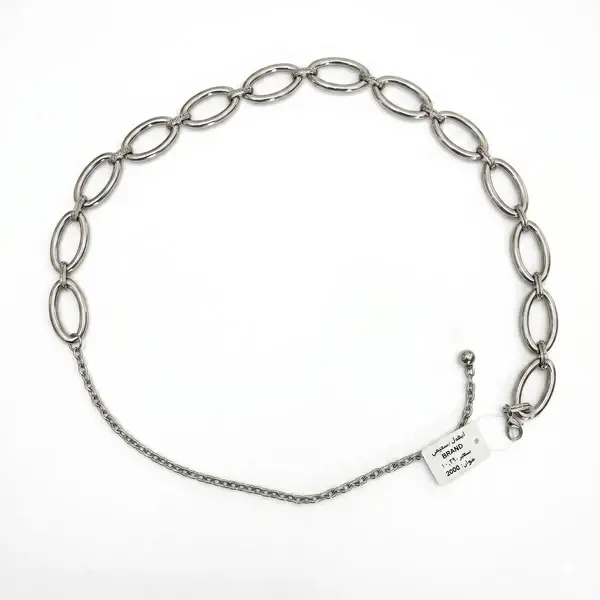 Women's Oval Link Chain Waist Belt U-31