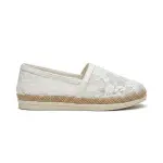 Floral Lace Slip-on Flats. BN-58