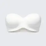 Strapless Underwire Bra Plus Size Bandeau with Removable Straps