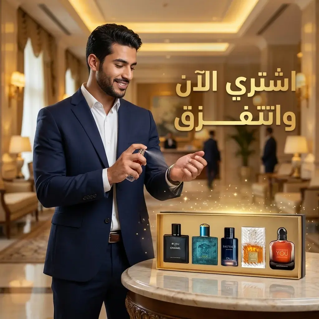 باقة العطور الرجالية - 5 عطور في بوكس واحد