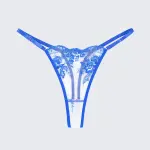Breathable Skin-Friendly Embroidered Bra Thong Set
