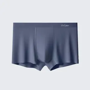Men's Modal Underwear Mid Rise Seamless Breathable Boxer Briefs