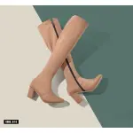 Long Boot Mid Heels Leather B-16 1 Reviews