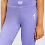 Girl's Wide Leg Lavender Leggings