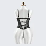 Black Temptation Sexy Tight Bodysuit