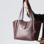 Minimal Turn Closure Bag-brown