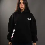 Side Tag - Black Hoodie