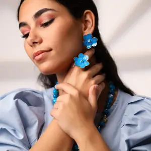 Blue flower