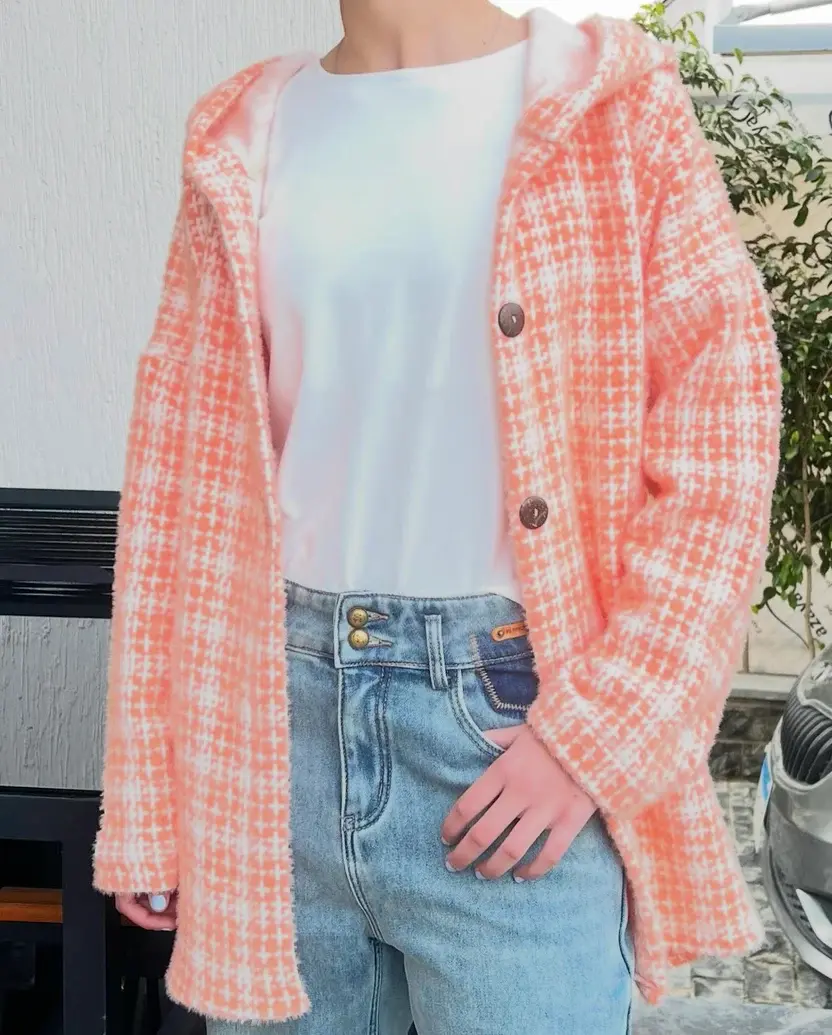 Orange Pattern Jacket