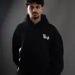 Side Tag - Black Hoodie