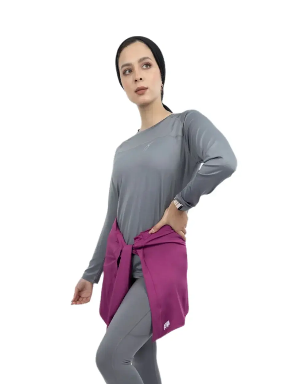 Purple Hip Tie Cover-UP