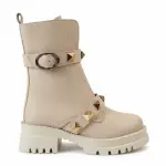 HALF BOOT MID HEELS B-44