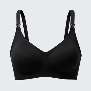Seamless Front Clip Nursing Bra Plus Size Wirefree Maternity Bralette