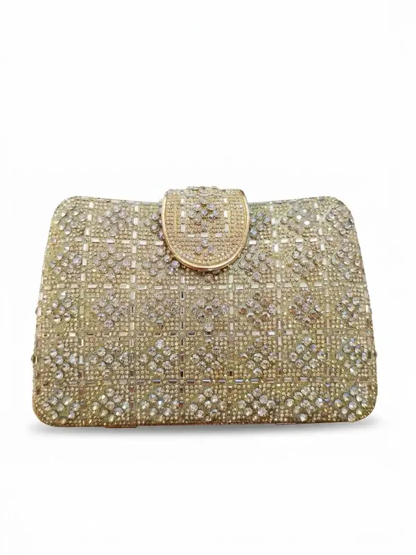 Luxury Geometric Embellished Evening Bag VS-69