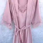 Pink Night gown & Robe
