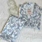 Oceanic Elegance Turkish Pure Silk PJ