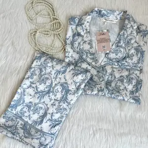 Oceanic Elegance Turkish Pure Silk PJ