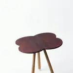 Handmade Wooden Clover Table