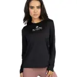 Crew Neck Women's Black T-Shirt