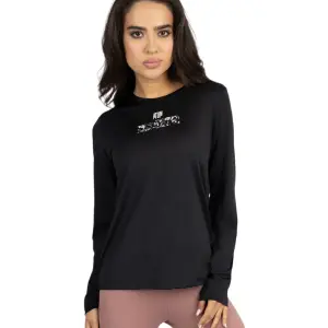 Crew Neck Women's Black T-Shirt