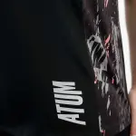 Marble Printed Black Tank Top