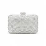 Sparkling Studded Evening Clutch with Metallic Clasp VS-58
