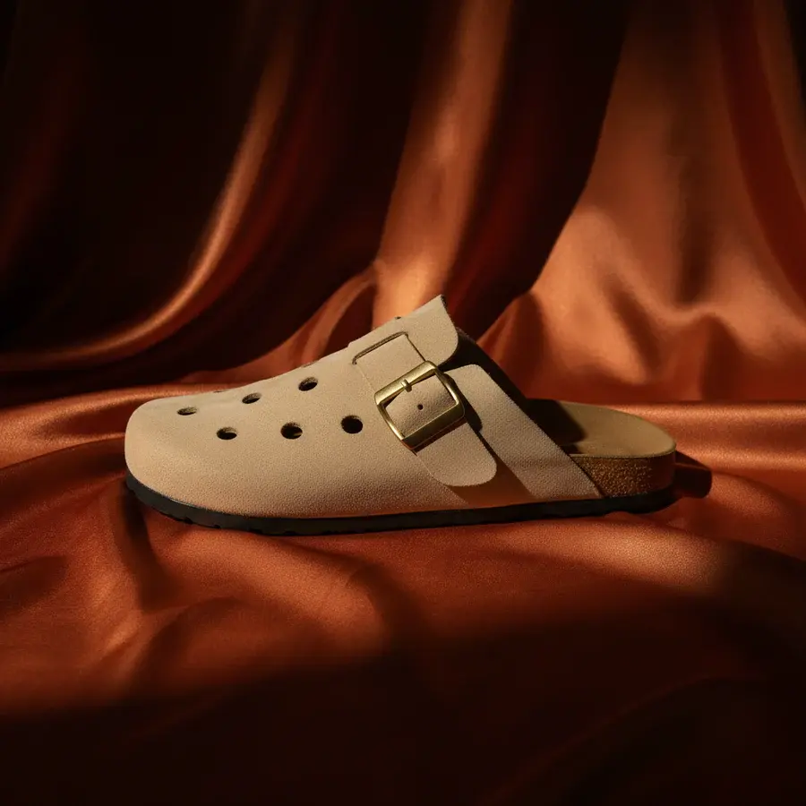 Airy Buckle Clog