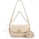 Bag with Feminine Heart Detail BA-63