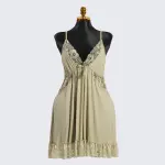 Lace V Neck Nightwear Spaghetti Strap Babydoll