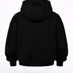 EVE's Boxy Black on Black hoodie
