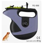 Imported 5-meter dog leash with built-in flashlight, color: gray