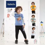 بيجامة بيتي مبطنة وبر سوفت عربية كم رصاصي